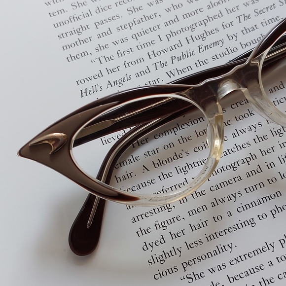 Vintage Cat Eye Glasses Frames by American Optical 1950s Authentic 🇺🇸 - Picture 7 of 13
